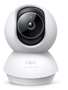 TP-LINK Kamera Pan/Tilt AIHome Security Wi-Fi                    SPEC: 3K 5MP (2880×1620), 2.4 GHz, Horizontal 360o                            FEATURE
