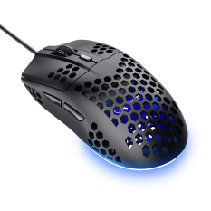 TRUST Mysz gamingowa czarna lekka GXT928 HELOX